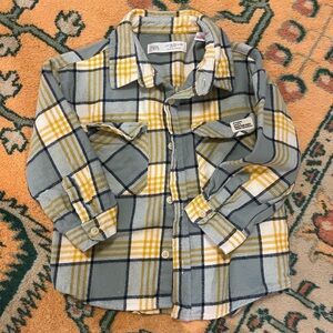 Zara - Baby/Toddler Boy Plaid Flannel 18-24 Months